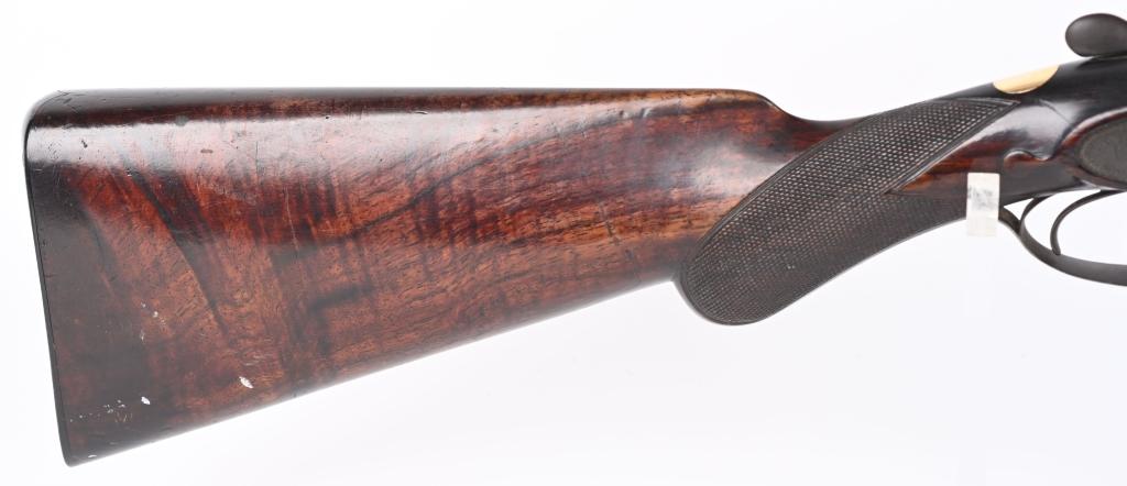 ANTIQUE W.C. SCOTT 10 GA DOUBLE SHOTGUN
