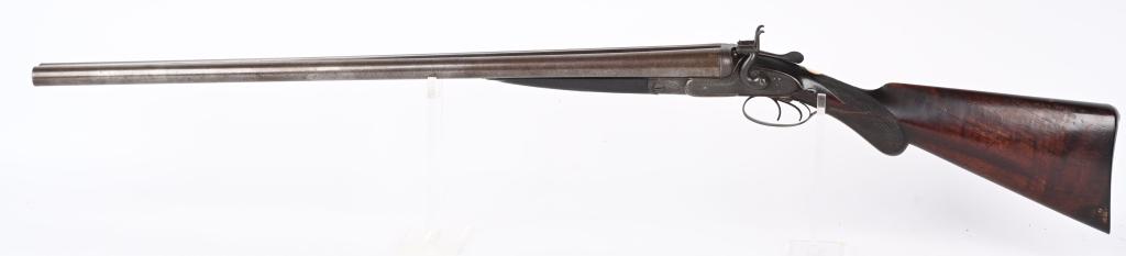 ANTIQUE W.C. SCOTT 10 GA DOUBLE SHOTGUN