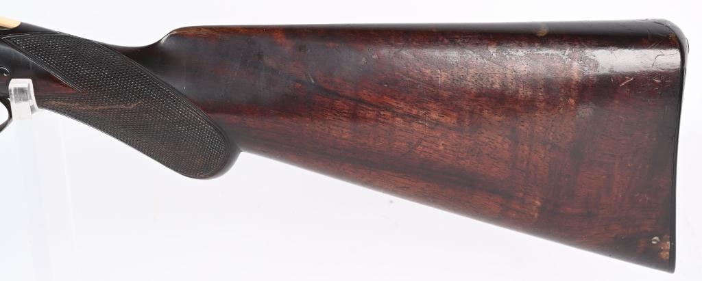ANTIQUE W.C. SCOTT 10 GA DOUBLE SHOTGUN