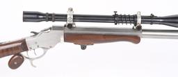 CUSTOM STEVENS MODEL 44 1/2 SINGLE SHOT SCHUETZEN