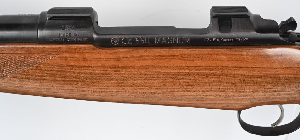 CZECH CZ-550 MAGNUM BOLT ACTION RIFLE WITH BOX