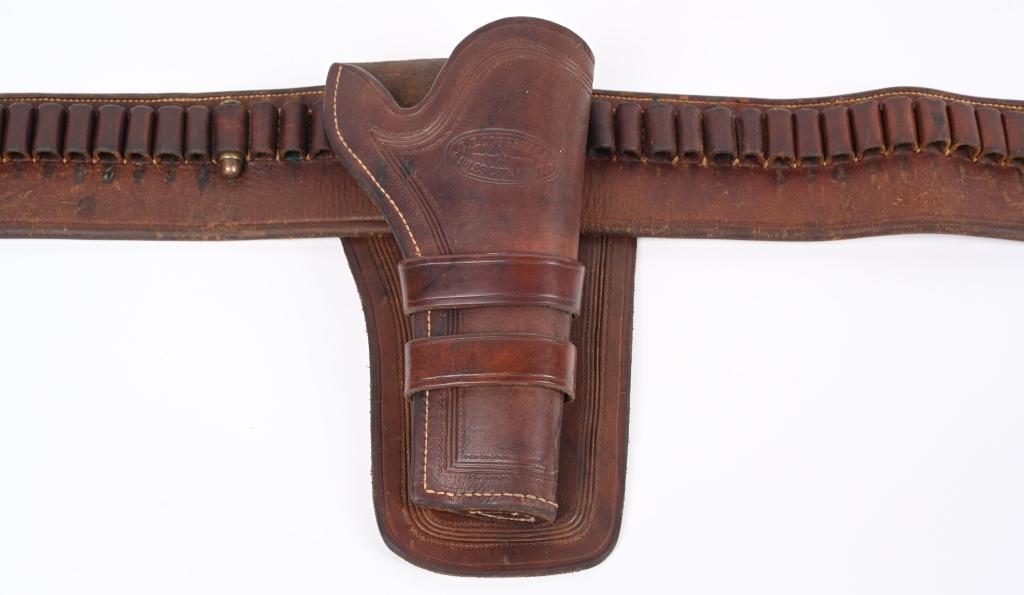 HIGH CONDITION COGGSHALL HOLSTER & BELT 1895-96