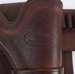 HIGH CONDITION COGGSHALL HOLSTER & BELT 1895-96