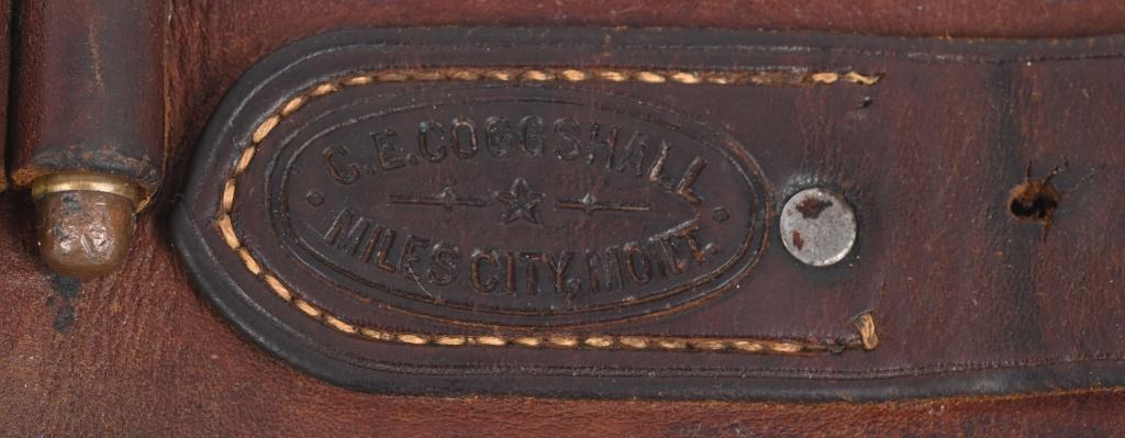 HIGH CONDITION COGGSHALL HOLSTER & BELT 1895-96