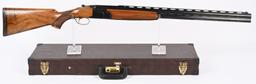 MARIO BESCHI 12GA, O/U TRAP SHOTGUN WITH CASE