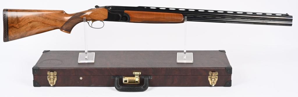 MARIO BESCHI 12GA, O/U TRAP SHOTGUN WITH CASE