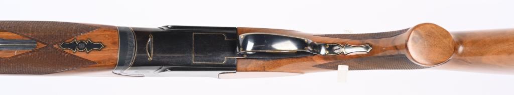 MARIO BESCHI 12GA, O/U TRAP SHOTGUN WITH CASE