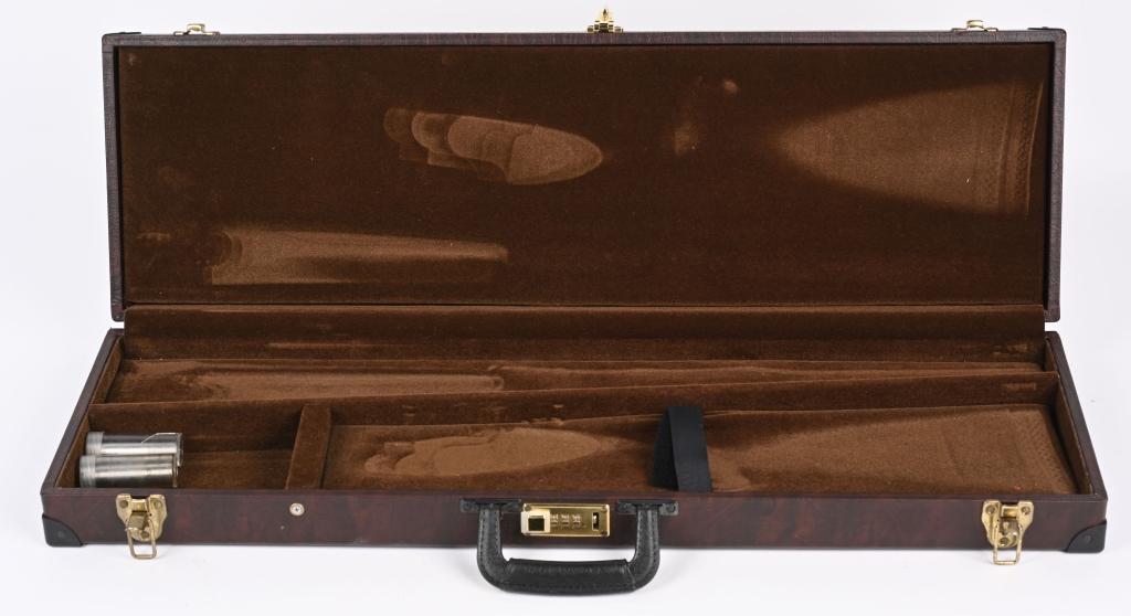 MARIO BESCHI 12GA, O/U TRAP SHOTGUN WITH CASE