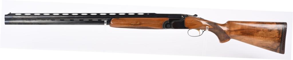 MARIO BESCHI 12GA, O/U TRAP SHOTGUN WITH CASE