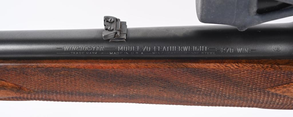 CUSTOM ENGRAVED WINCHESTER MODEL 70 270 WCF RIFLE