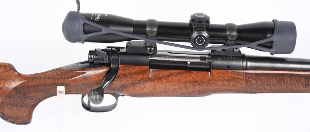 CUSTOM ENGRAVED WINCHESTER MODEL 70 270 WCF RIFLE