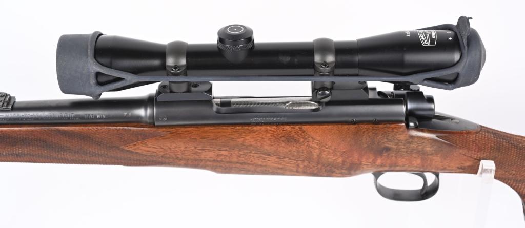 CUSTOM ENGRAVED WINCHESTER MODEL 70 270 WCF RIFLE