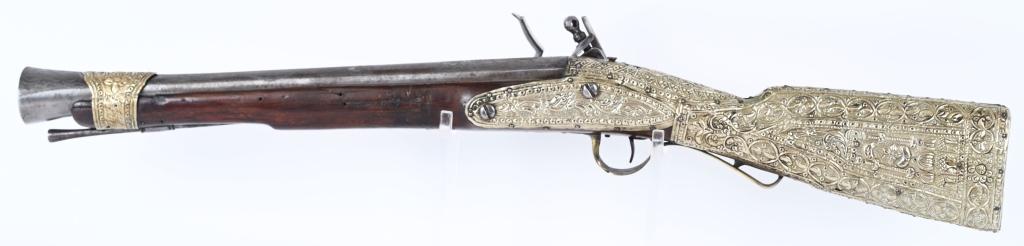 ISLAMIC STYLED MIDDLE EASTERN FLINTLOCK BLUNDERBUS