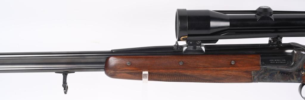 MERKEL 200 SERIES 9.3X74 O/U RIFLE WITH OPTICS
