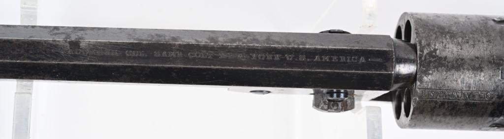 CIVIL WAR INSCRIBED COLT MODEL 1851 W/CASE & ACC.