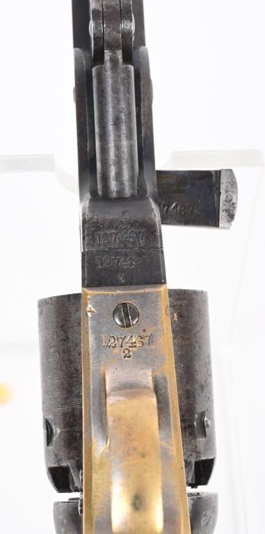 CIVIL WAR INSCRIBED COLT MODEL 1851 W/CASE & ACC.