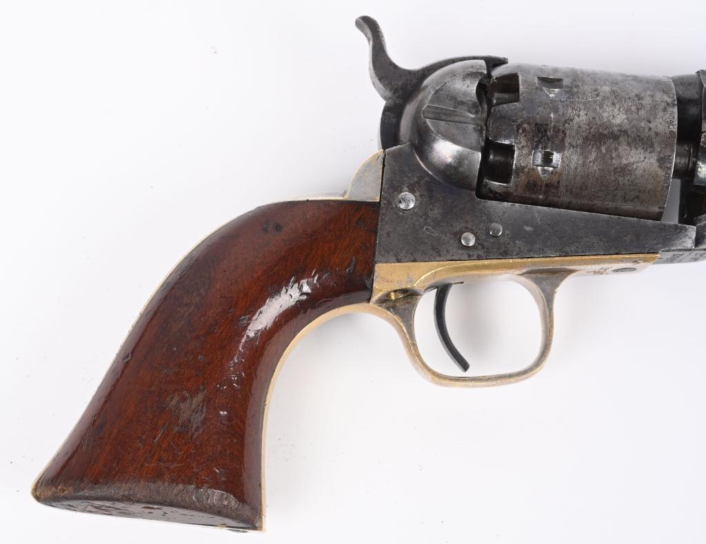 CIVIL WAR INSCRIBED COLT MODEL 1851 W/CASE & ACC.