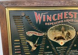SUPERB 1897 WINCHESTER DOUBLE W CARTRIDGE BOARD