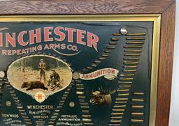 SUPERB 1897 WINCHESTER DOUBLE W CARTRIDGE BOARD