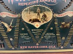 SUPERB 1897 WINCHESTER DOUBLE W CARTRIDGE BOARD