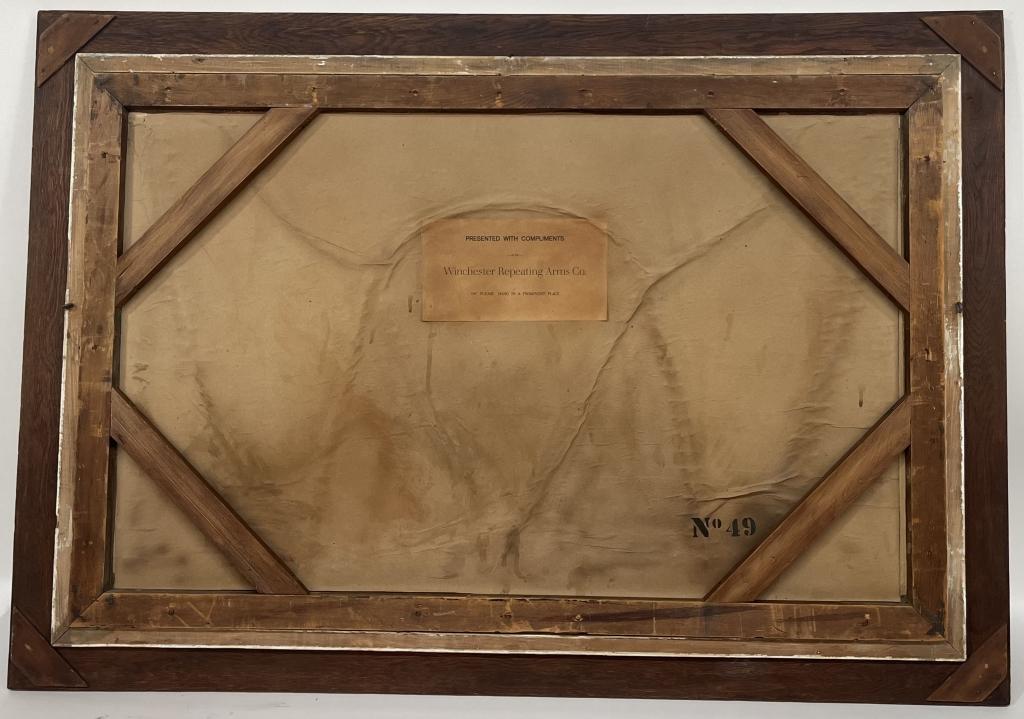 SUPERB 1897 WINCHESTER DOUBLE W CARTRIDGE BOARD