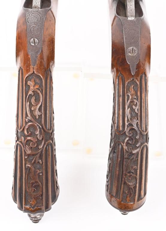 PAIR OF JOSEPH VIVARIO FLOBERT TARGET PISTOLS