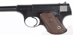 WW2 COLT WOODSMAN WITH FACTORY EXTENDED GRIPS
