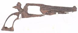 PAIR OF FRONTIER EXCAVATED RIFLE & PISTOL FROM MT