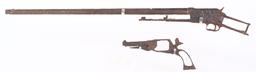 PAIR OF FRONTIER EXCAVATED RIFLE & PISTOL FROM MT