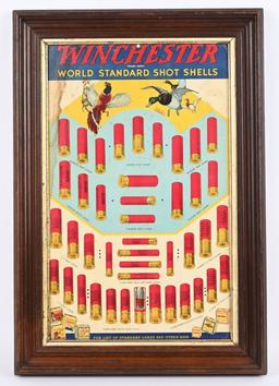 1930's WINCHESTER SHOTSHELLS CARDBOARD AD