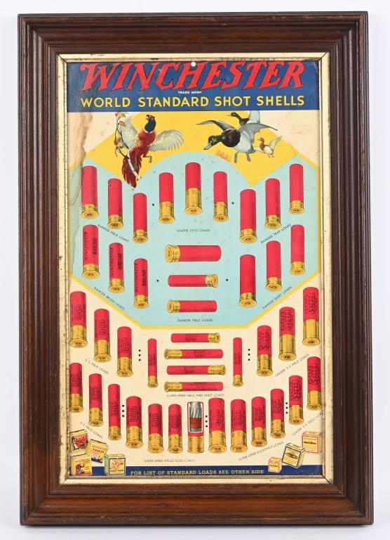 1930's WINCHESTER SHOTSHELLS CARDBOARD AD