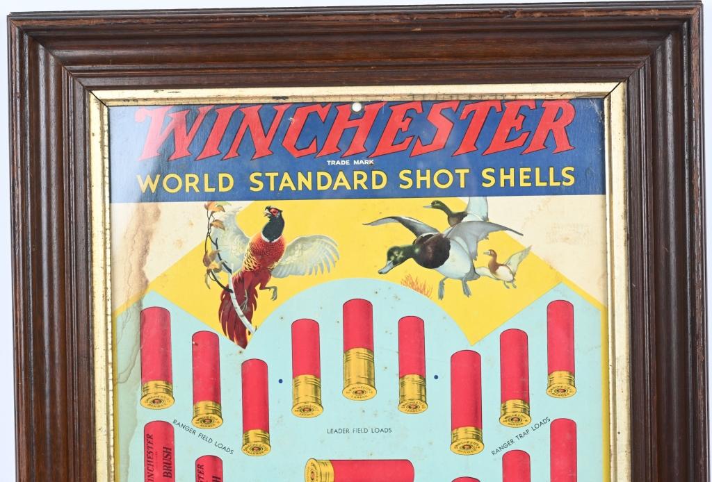 1930's WINCHESTER SHOTSHELLS CARDBOARD AD