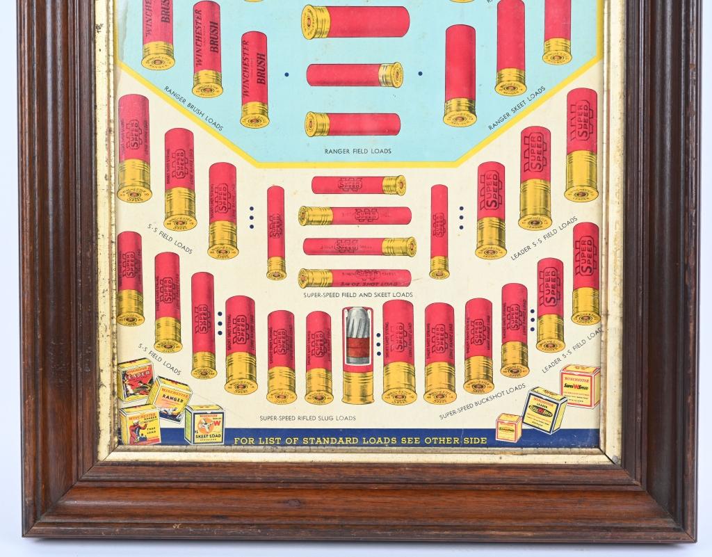 1930's WINCHESTER SHOTSHELLS CARDBOARD AD