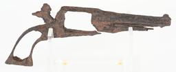 PAIR OF FRONTIER EXCAVATED RIFLE & PISTOL FROM MT