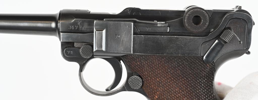 1940 DATED MAUSER BANNER P.08 POLICE LUGER 9MM