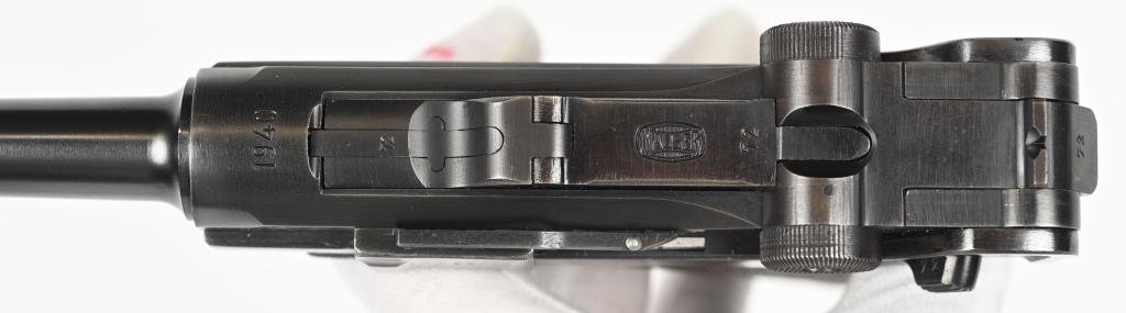 1940 DATED MAUSER BANNER P.08 POLICE LUGER 9MM