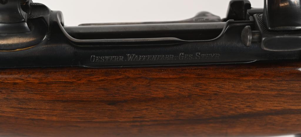 MANNLICHER SCHONAUER MODEL 1908 WITH AJAX SCOPE.