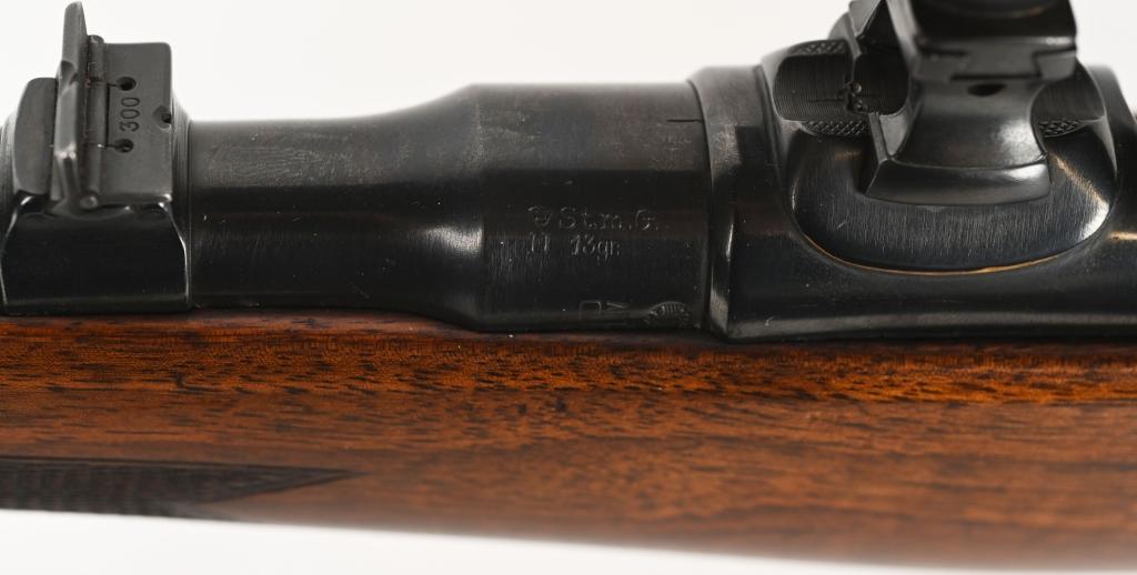 MANNLICHER SCHONAUER MODEL 1908 WITH AJAX SCOPE.
