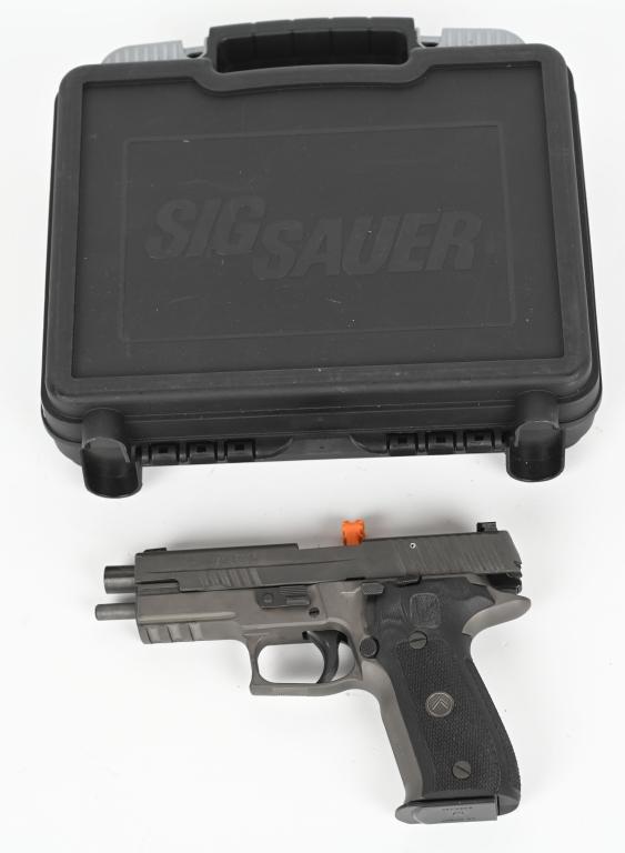 SIG SAUER P226 LEGION SEMI AUTO PISTOL WITH CASE