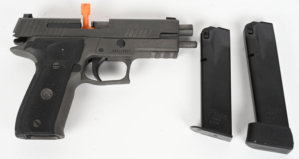 SIG SAUER P226 LEGION SEMI AUTO PISTOL WITH CASE