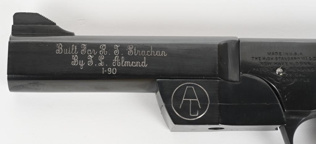 CUSTOM HIGH STANDARD MODEL B SEMI AUTO PISTOL
