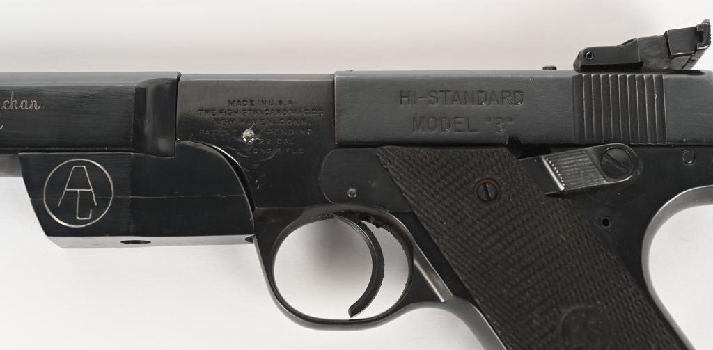 CUSTOM HIGH STANDARD MODEL B SEMI AUTO PISTOL
