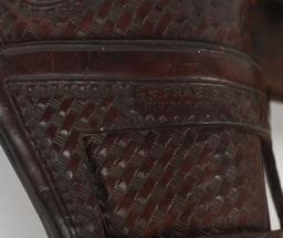MATCHING R. T. FRAZIER COLT SAA HOLSTER BELT