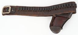 MATCHING R. T. FRAZIER COLT SAA HOLSTER BELT