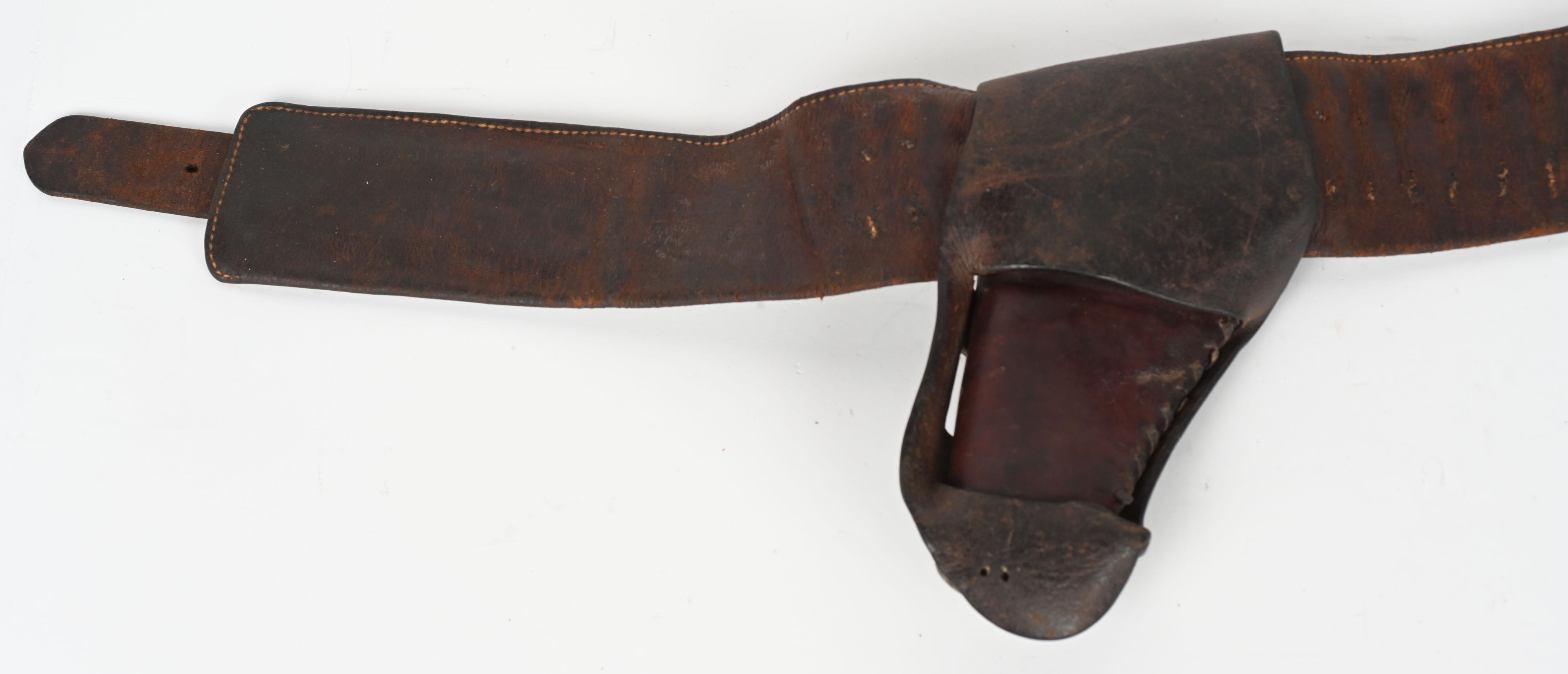 MATCHING R. T. FRAZIER COLT SAA HOLSTER BELT