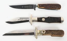 PUMA, CASE, HOFFRITZ COLLECTIBLE KNIVES (3)