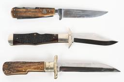 PUMA, CASE, HOFFRITZ COLLECTIBLE KNIVES (3)