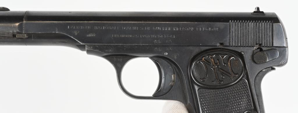 WW2 GERMAN MARKED FN 1922 .380 ACP WITH HOLSTER