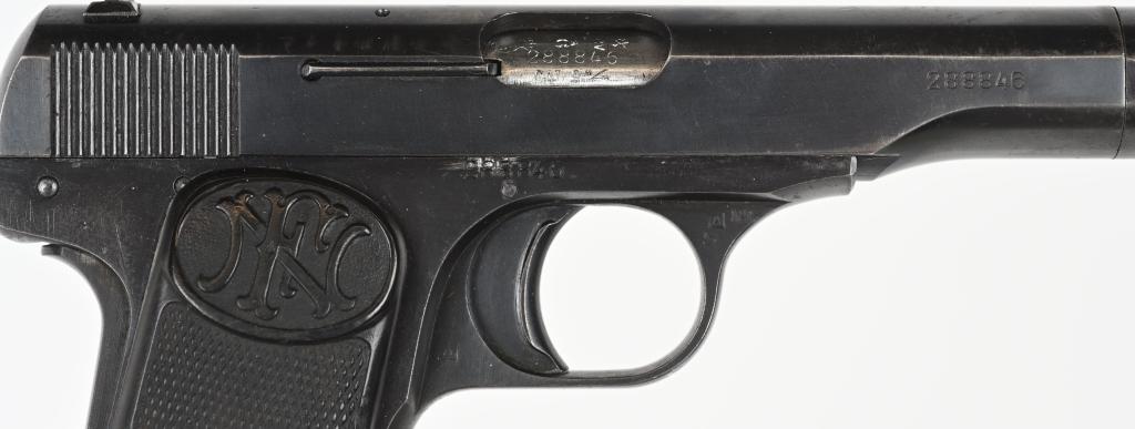 WW2 GERMAN MARKED FN 1922 .380 ACP WITH HOLSTER
