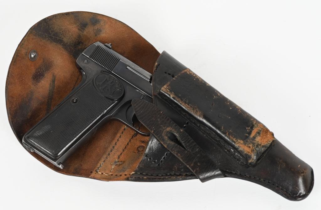 WW2 GERMAN MARKED FN 1922 .380 ACP WITH HOLSTER